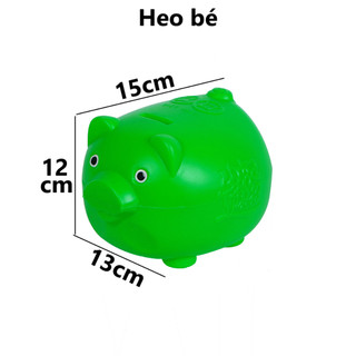 Ống heo tiết kiệm tiền nhựa VIỆT NHẬT - Nhiều size, bé, trung, đại, decor trang trí - 2980/1/2