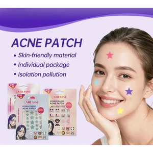 Miếng Dán Mụn Hydrocolloid Hình Ngôi Sao Màu Tàng Hình Hút Mủ Gom Cồi Kháng Khuẩn Thoáng Khí Dễ Trang Điểm Chống Nước Cao Cấp