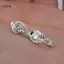 LUImo Bông tai giảm cân Bông tai Cubic Zirconia Kích thích huyệt Đốt cháy mỡ SBS