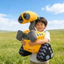 PS1 TƯỜNG · E Plushie Robot Dễ Thương Đồ Chơi Nhồi Bông Pixar Nhân Vật Phim Sưu Tập Búp Bê Sang Trọng SP1