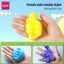 Đất Nặn Dầu Mềm Dẻo 6/8/12 Màu Deli Kèm Cán Đất Nặn An Toàn Không Dính Tay Màu Tươi Sáng Dễ Tạo Hình Cho Bé