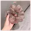 JRP Lưới Phản Quang Quá Khổ Scrunchies Cao Su Lớn Dây Buộc Tóc Trơn Co Giãn Tóc Cô Gái Đuôi Ngựa Giá Đỡ Nữ Phụ Kiện Tóc JRP