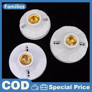 Giá đỡ đèn E27 sáng tạo và thiết thực Giá đỡ bóng đèn chịu nhiệt độ cao Bóng đèn gốm Đế đèn Soet