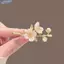 Bluelover Retro Tính Khí Xanh Jasmine Thổ Cẩm Dành Cho Nữ Đám Cưới Tiệc Văn Phòng Thổ Cẩm Quà Tặng Quần Áo Pin Phụ Kiện Trang Trí Mới