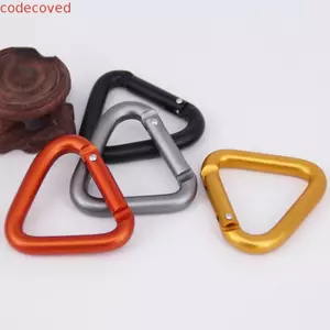 MCODECOVED Khóa leo núi Đi bộ đường dài Hợp kim nhôm ngoài trời Móc tam giác kim loại