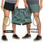 Tập luyện mùa hè thể thao Li Ning quần short ống thẳng nhẹ nam nữ leo núi đi xe đạp chạy bộ thể dục quần short lụa băng ba phút