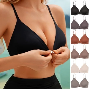 Áo ngực vô hình size lớn đệm mỏng gom ngực nhỏ, khóa trước chỉnh dáng quyến rũ nữ