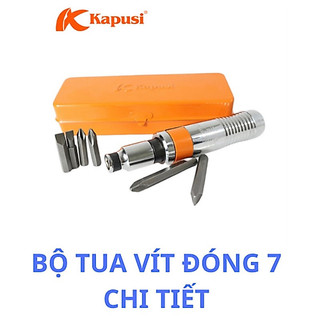 Bộ tô vít đóng K-7192 Kapusi 7 chi tiết