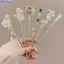 Bluelover Cổ Điển Trung Quốc Tóc Sti Chân Dành Cho Nữ Bướm Hoa Ngôi Sao Tươi Handmade Kẹp Tóc Quyến Rũ Trang Sức Phụ Kiện Tóc Đồ Trang Trí Mới