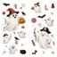 Đề Can Cửa Sổ Halloween Ma Dễ Thương 1 / 2 Tờ Có Thể Tháo Rời Không Có Dư Lượng In Sinh Động Để Trang Trí Tiệc Trường Học Tại Nhà [VN]