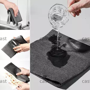 CAST 3 Chiếc Vải Ma Thuật Lint Free No Watermark Artifacts Xe Đánh Bóng Rag
