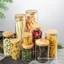 Bình Thủy Tinh Kín Lọ Nhà Bếp Hộ Gia Đình Trong Suốt Bảo Quản Bình Trà Bình Dung Tích Lớn Thực Phẩm Hoa Trà Bình Có Nắp TAGB