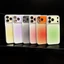 Mạ Gradient Cửa Sổ Lấp Lánh Vỏ Camera Vỏ Điện Thoại Cho iPhone 17 Pro Max 16 15 14 13 Vỏ Bảo Vệ Chống Sốc