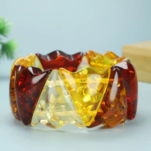 Sáp Ong Hoa Hổ Phách Vòng Tay Duobao Tay Hàng Nam Nữ Phong Cách Cặp Đôi Trang Sức