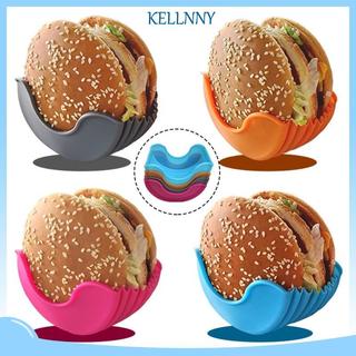 Dụng cụ nhà bếp Kelnny Hộp Hamburger 4 inch 4 màu để lưu trữ và tặng dễ dàng