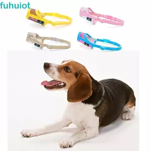 FUHUIOT Miệng Mõm Nylon Thoáng Khí Chống Cắn Vỏ Nhai Nhai Có Thể Điều Chỉnh Sản Phẩm Thú Cưng