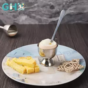 GHX 4 Bộ Cốc Trứng Bằng Thép Không Gỉ Tiện Dụng Cốc Trứng Luộc Đứng Ra Trứng Giá Đỡ Trứng Nhà Bếp Ăn Sáng Dụng Cụ Nấu Ăn VN