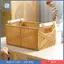 Giả Mây Giỏ Chứa Đồ Đa Năng Trang Trí Nhà Tay Cầm Bằng Gỗ Chắc Chắn Khung Sắt Chắc Chắn Nhà Tổ Chức Đồ Chơi