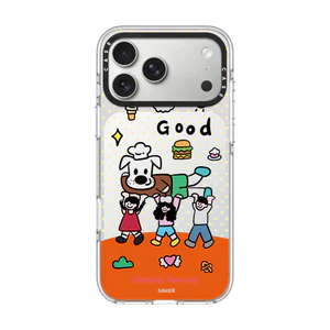 Ice crystal Từ Chó Burger Ốp Lưng Điện Thoại Trong Suốt Cho iPhone 17 Pro Max 16 15 14 13 17air 16Plus Ốp Cứng Chống Sốc Bảo Vệ Vỏ
