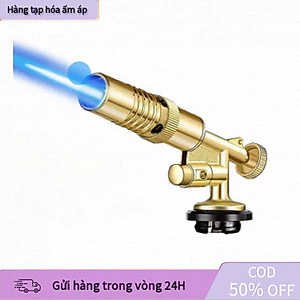 【COD】Khò Gas Mini Lõi Đồng Ống Dài – Tự Động Đánh Lửa, Ngọn Lửa Xanh, Dùng Được Cho Hàn