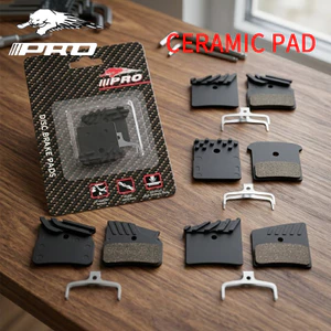 Xe Đạp Phanh Đĩa Xe Đạp Gốm Thủy Lực Đĩa Má Phanh MTB Má Phanh Tản Nhiệt Bộ Phận Đi Xe Đạp