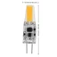 Bóng đèn silicon Mini YOFFOR 2 CÁI, Bóng đèn LED AC / DC12V G4