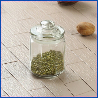 Chai đựng thủy tinh lục giác nắp kín, dung tích từ 260ml đến 3000ml, chất lượng an toàn - Phương Trang loại tốt
