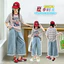 Bé Gái Retro Sọc In Hình Áo Thun Ngắn Tay Mùa Hè Phong Cách Mới Trẻ Em Áo Thường Ngày