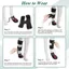 QEARY Paw Protectors, Giày cho chó chống rơi chống bụi bẩn, Đế cứng thoáng khí thoải mái Chống trượt Không kẹp Boot thú cưng ngoài trời