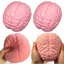 QEARY Brain Squishy Toy, Đồ chơi Fidget có thể đúc được mô phỏng, Bóng căng thẳng TPR tăng chậm Đồ chơi Prank Gag