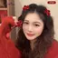 AqToCna 1 Cặp Kẹp Tóc Nơ Nhung Đỏ Nhỏ, Kẹp Tóc Nữ, Phụ Kiện Tóc Xinh Cho Bạn Gái, Quà Valentine
