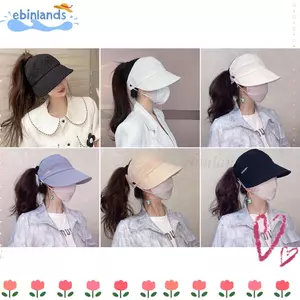Mũ che nắng EBINLANDS, Mũ mỏ vịt dập nổi vành lớn, Bảo vệ tia cực tím thời trang Mũ xô mở thoáng khí Đi xe đạp