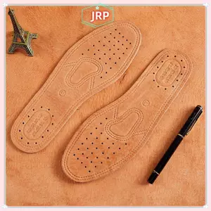 JRP 1 Cặp Đế Da Bò Cho Giày Nam Thoải Mái Khử Mùi Da Thông Thường Đế Chân Chất Lượng Da Thật Đế Bằng Đế Giày JRP