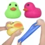 QEARY Vịt Pinch Le, Thiết Kế Squishy Bóp Mềm Đồ Chơi Vịt Squishy, Hoạt Hình Kích Thước Lớn TPR Chất Liệu Vịt Nhiều Màu Sắc Đồ Chơi Giảm Căng Thẳng Đảng Ủng Hộ