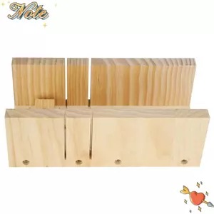 NOTE1 Máy Cắt Xà Phòng, Hộp Cắt Xà Phòng Màu Gỗ, Có Thể Điều Chỉnh 2 Khe Cắm Dễ Dàng Sử Dụng Xà Phòng Chắc Chắn Xà Phòng Handmade