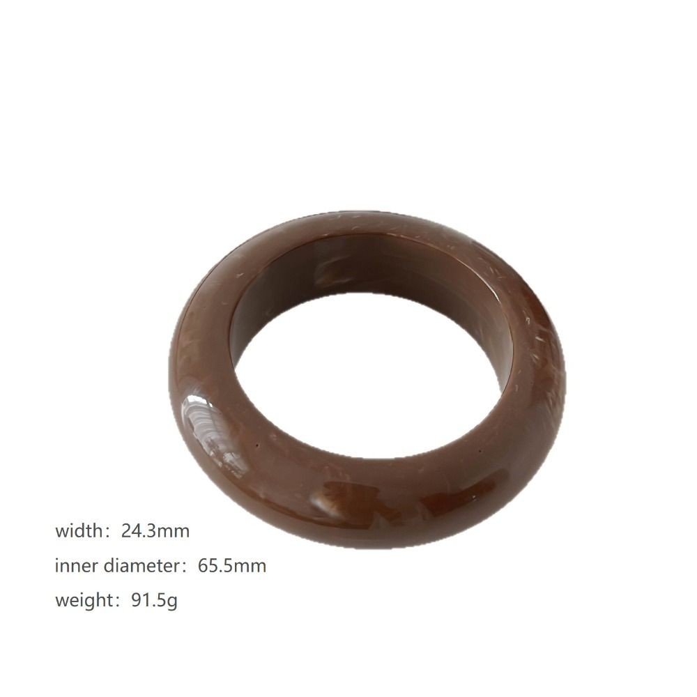 MERIGGIARE Chunky Bangles, Vòng tay cổ tay rộng tròn đầy màu sắc, Vòng tay nhựa dày khuếch đại thanh lịch