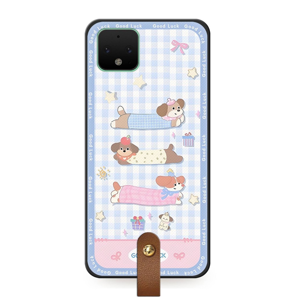 Ốp Lưng Mềm Đeo Ngang Ốp lưng Google Pixel 4XL Thiết Kế Thời Trang Dây Chống Bụi Bẩn Vòng Cổ Dễ Thương TPU Chống Va Đập Ốp Lưng Silicon Chống Sốc Chống Bụi Bảo Vệ