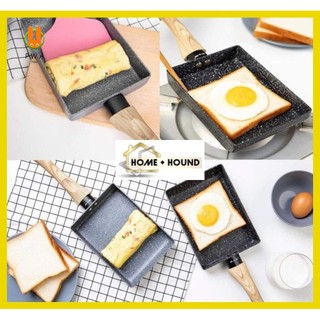 Chảo trứng Tamagoyaki Nhật Bản - Chảo trứng tráng bằng thép Carbon chống dính Anodized cứng