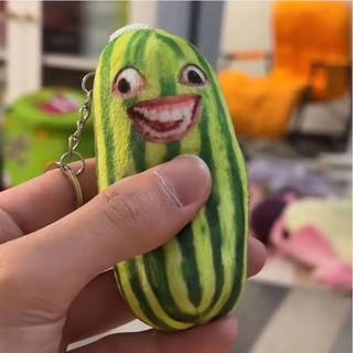1 Mới Ngộ nghĩnh Dưa Hấu Dải Sang Trọng Móc Khóa Vui Nhộn Móc Khóa Túi Phụ Kiện Dành Cho Người Lớn