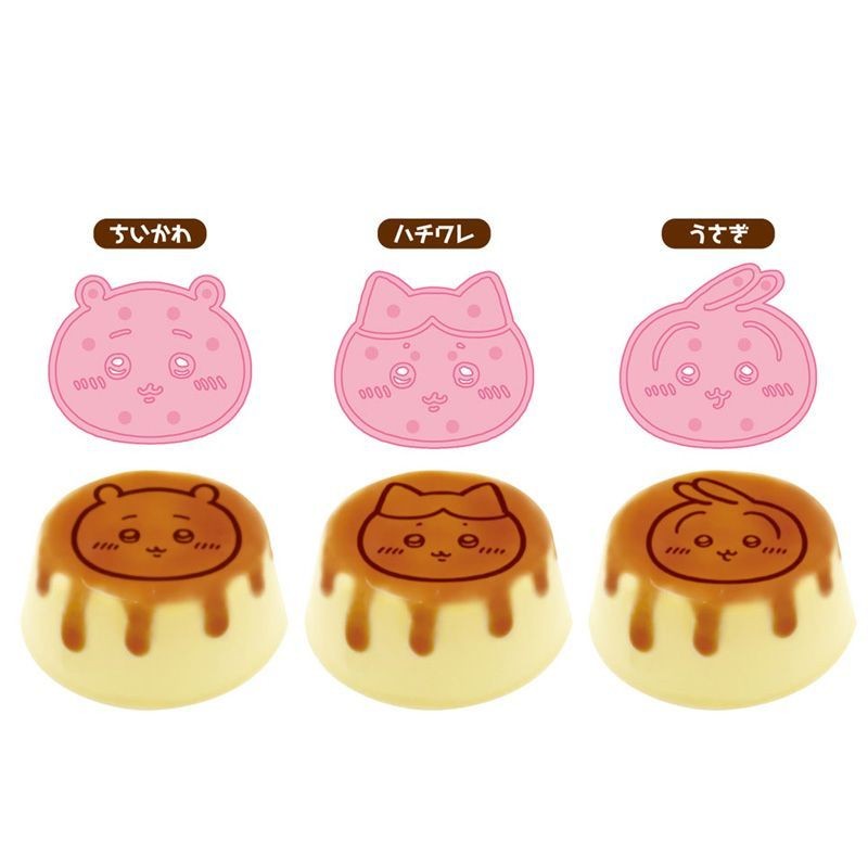 Bánh Pudding tự làm trái tim chiikawa chiikawa chiikawa 25.9.5
