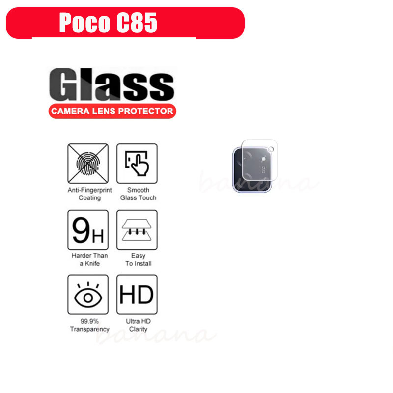 Ốp Điện Thoại Chống Sốc Xiaomi Poco C85 Cho Poco C75 Kính Cường Lực Và Ống Kính Chống Tia Xanh