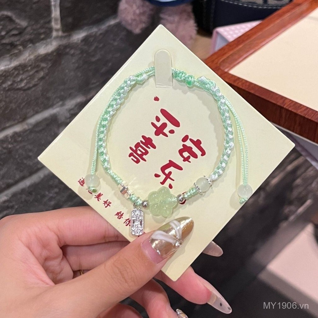 Vòng tay nhựa phong cách Trung Hoa, phù hợp cho bạn gái và cặp đôi