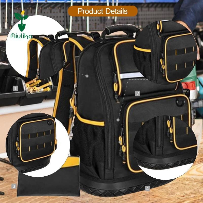 Dụng Cụ Ba Lô Túi Bảo Quản Carrier Tiện Ích Tổ Chức Túi Dành Cho Nam Dụng Cụ Tổ Chức Túi Cho Công Nhân Kỹ Thuật Bảo Trì