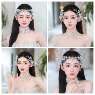 Phụ kiện đám cưới cao cấp - Mũ tua rua cho cô dâu