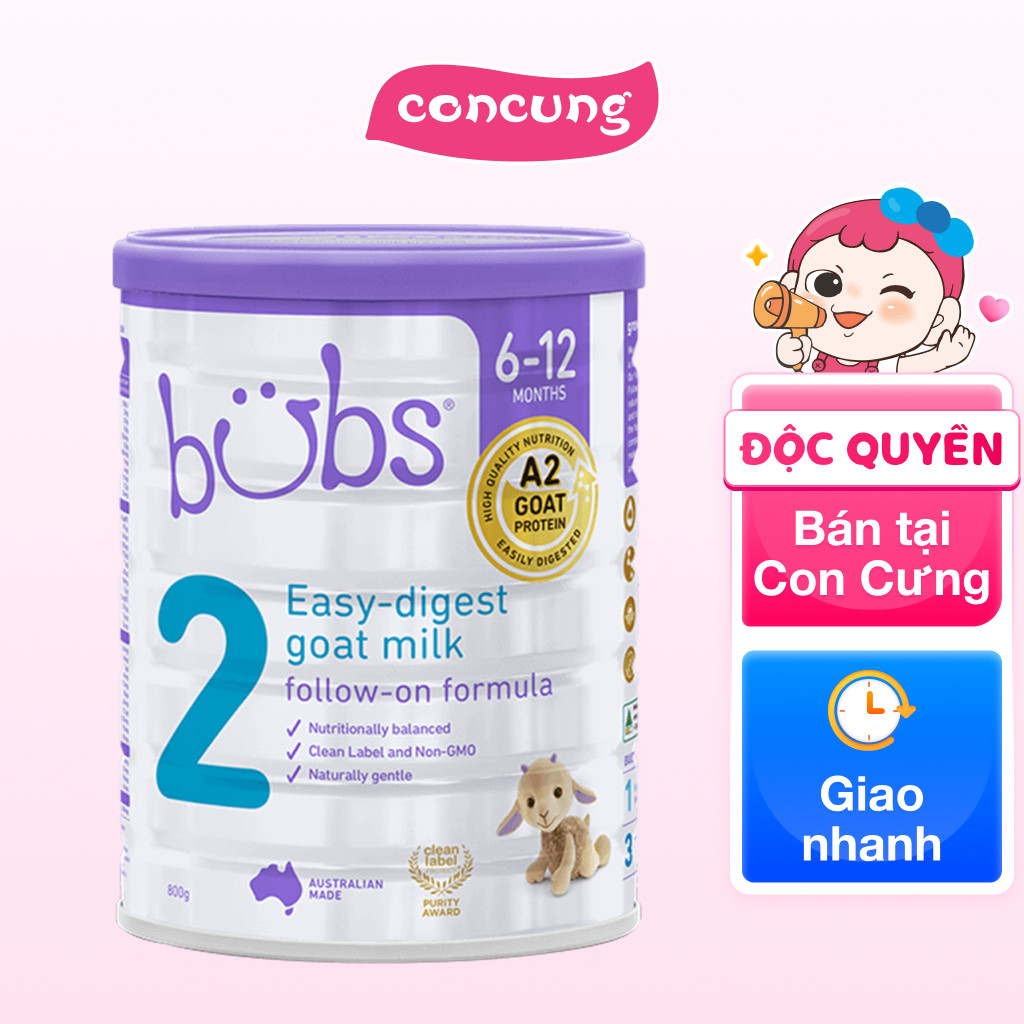 Sữa dê Bubs Goat 800g số 2 (6-12 tháng) | Shopee Việt Nam