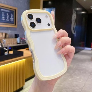 Ốp Điện Thoại Sóng Màu Trong Suốt Acrylic Cứng Ốp lưng Cho iPhone 17 16 15 14 13 12 11 Pro Max 17Air 16E 14 / 15Plus