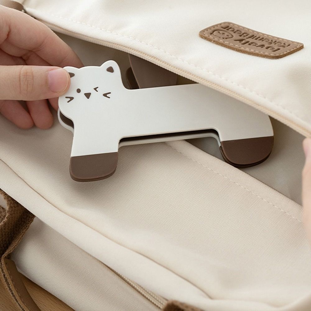 ITRUMPET Kẹp Sách Cố Định, Hỗ Trợ Đọc Sách Chống Trượt Hỗ Trợ Đọc Sách Kẹp, Di Động Mèo Dễ Thương Bền Dày Đánh Dấu Trang Văn Phòng