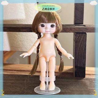 ZMONH 1 Búp Bê 16cm Với Biểu Hiện Khác Nhau, Búp Bê 1 / 8 Dễ Thương, 13 Khớp Di Chuyển Được Búp Bê Cô Gái