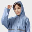 Áo mưa chống thấm nước DARON, Áo mưa chống nước và quần mưa chống nước dải phản quang, Thiết kế có mũ trùm đầu thoáng khí có thể tái sử dụng Áo mưa đi xe máy Hoạt động ngoài trời