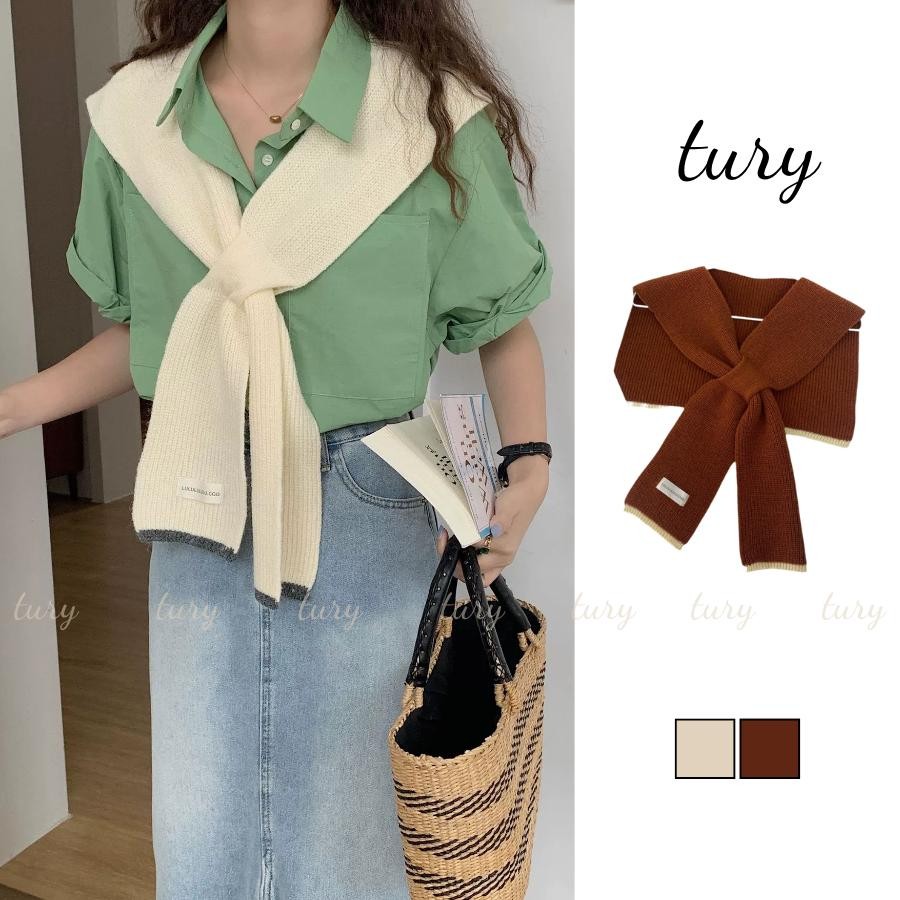Khăn Quàng Cổ Len Unisex Nam Nữ - Tury - Khăn Len Choàng Cổ Vintage Basic Giữ Ấm Mùa Đông - LN148